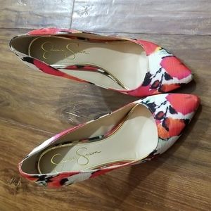 Multi-colored Jessica Simpson heel